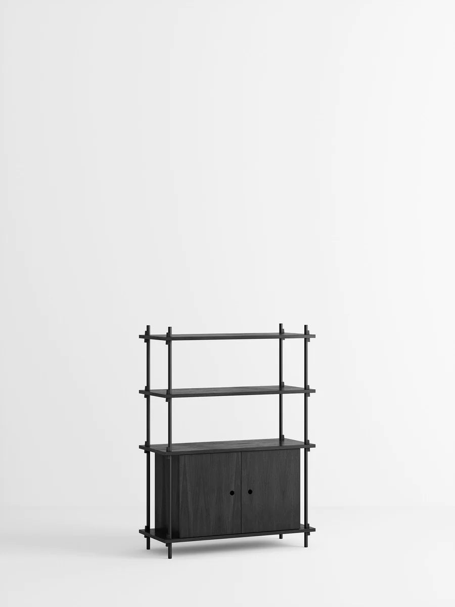 Shelving system S.115.1.B 115cm H x 1 bay x cabinet