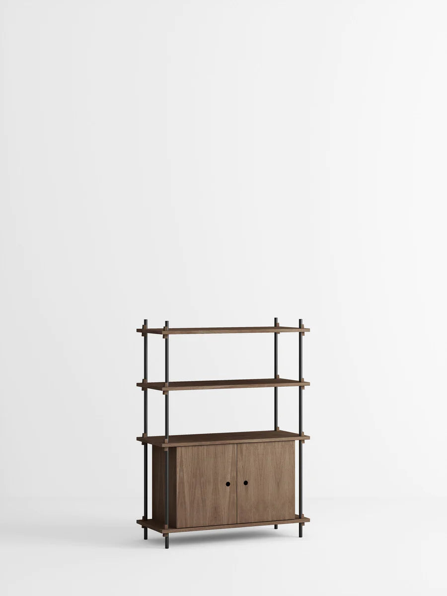 Shelving system S.115.1.B 115cm H x 1 bay x cabinet