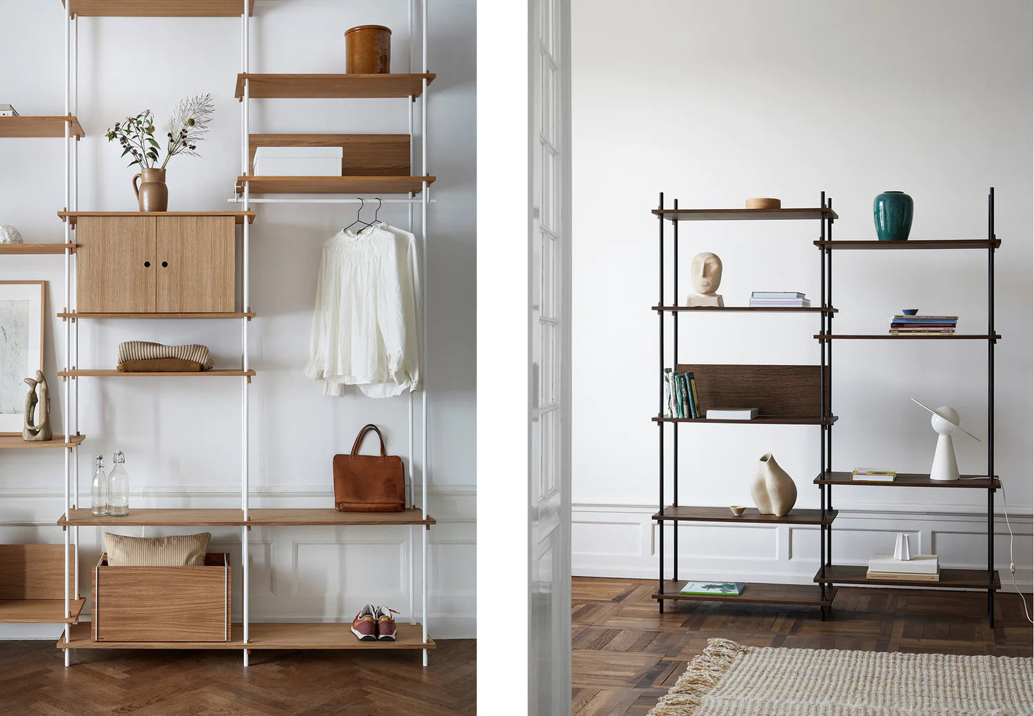 Shelving system S.65.3.A  65cm H x 3 bays