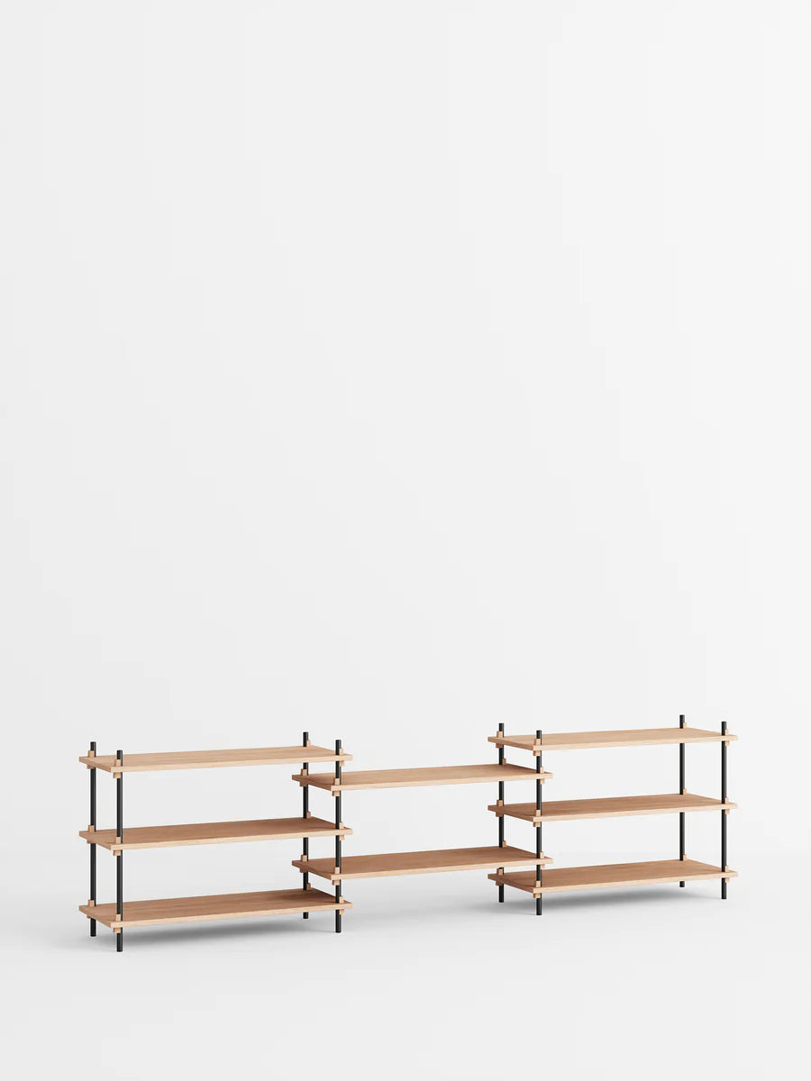 Shelving system S.65.3.A  65cm H x 3 bays