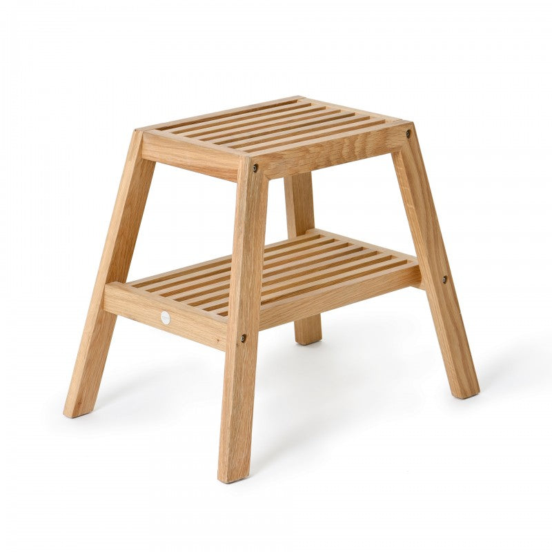 SLATTED STOOL | NATURAL OAK