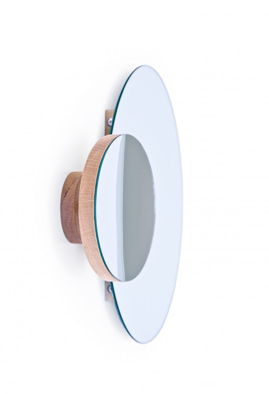 WALL MIRROR ECLIPSE | NATURAL OAK