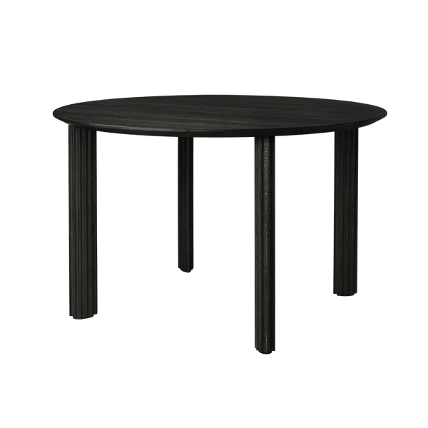 COMFORT CIRCLE | DINING TABLE, BLACK OAK